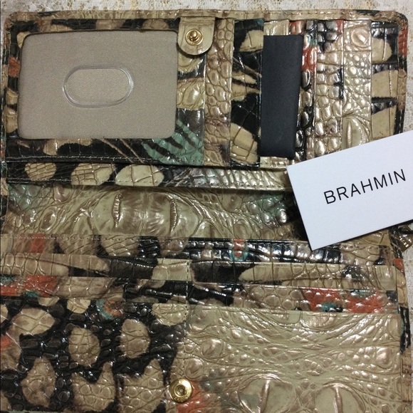 $FIRM$ NO OFFERS -2 Pc (**FINAL $$) NWT Brahmin LACEWING CROSSBODY & ADY WALLET - Picture 7 of 7